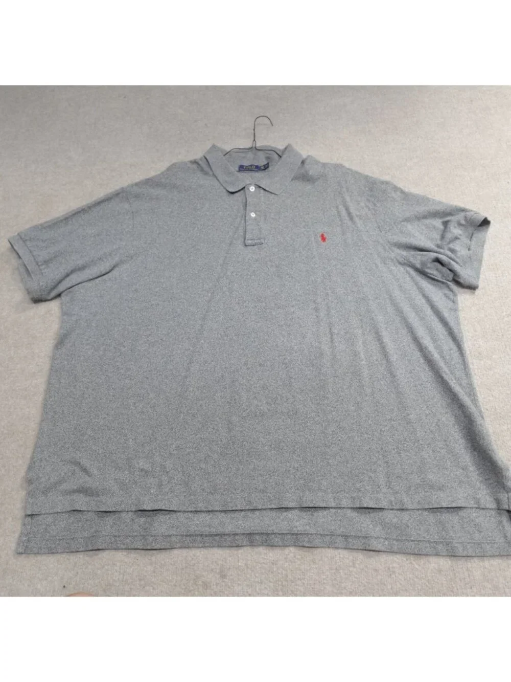 Polo Ralph Lauren Polo Shirt 4XB Gray Heather Solid